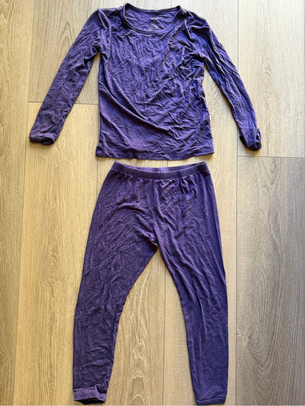 Kyte Baby Long-Sleeve Purple Pajama Set 6T